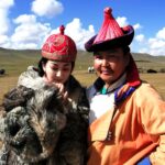 モンゴルの民族衣装と毛皮